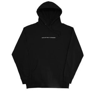 WNRS Black Hoodie, We’re Not Really Strangers Black Hoodie size large